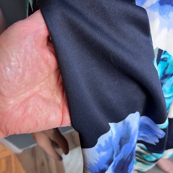 Vince Camuto Fit And Flare Dress 6 Sleeveless Floral Career Summer Resort Wear - Picture 5 of 6